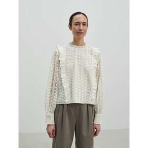 Skall Studio White Phoebe Blouse size Large